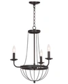 Safavieh Jacques 18in Adjustable Chandelier In Black