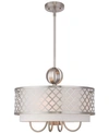 Livex Arabesque 4-light Pendant In Brushed Nickel