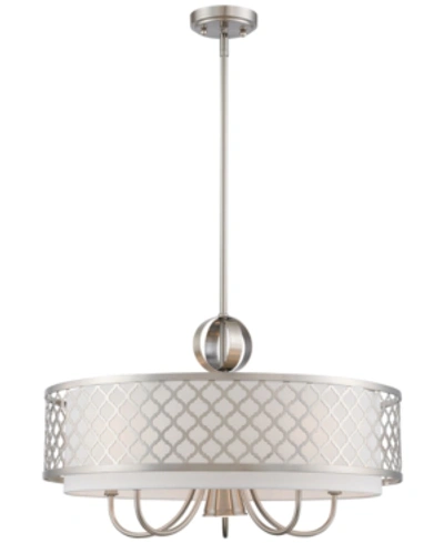 Livex Arabesque 5-light Pendant In Brushed Nickel