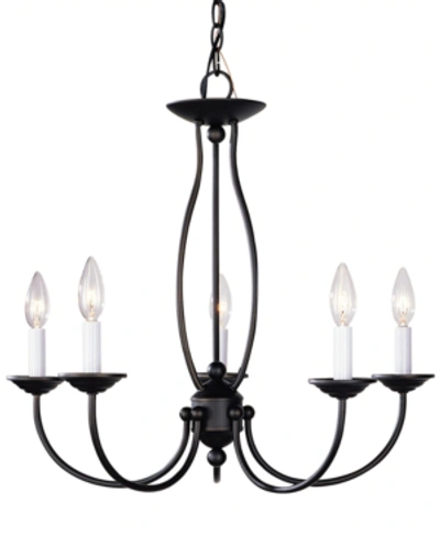 Livex Home Basics Chandelier In Bronze