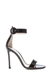 Gianvito Rossi Portofino 105mm Leather Sandals In Black