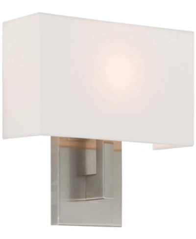 Livex Hayworth Sconce In Brushed Nickel