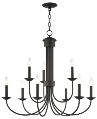 Livex Estate 9-light Chandelier In Bronze