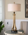 UTTERMOST SELVINO BRUSHED BRASS TABLE LAMP