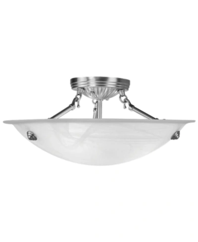 Livex Oasis 16" Semi-flush Mount