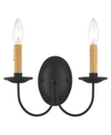 Livex Heritage Wall Sconce In Black