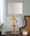 UTTERMOST TWISTED VINES GOLD TABLE LAMP