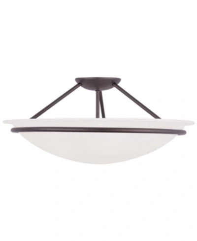 Livex Newburgh Semi Flush Light