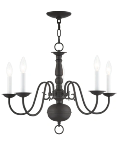 Livex Williamsburg 5-light Chandelier In Bronze