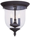 Livex Legacy Ceiling Mount Light In Black