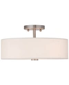 LIVEX BRIGHTON 15" SEMI-FLUSH MOUNT