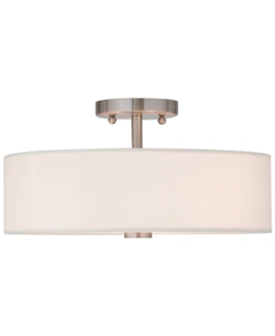 Livex Brighton 15" Semi-flush Mount