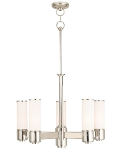 Livex Weston 5-light Chandelier In Silver