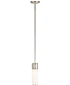 Livex Weston 1 Light Pendant In Polished Nickel