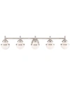 Livex Oldwick 5-light Bath Vanity In Polished Chrome