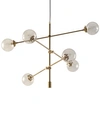 Ink+ivy Cyrus Metal & Glass Chandelier In Gold
