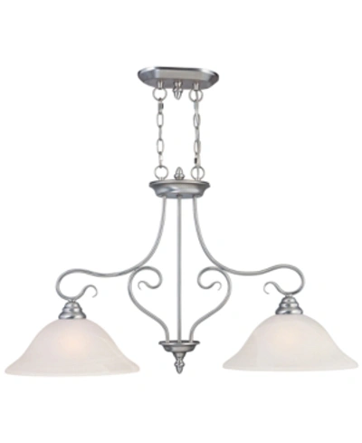 Livex Coronado 2-light Pendant In Brushed Nickel