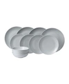 Gordon Ramsay Royal Doulton Exclusively For  Maze 12-piece Dinner Set In Gray