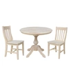 International Concepts 36" Round Top Pedestal Table In No Color