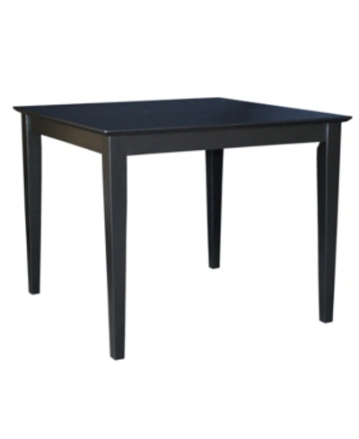 INTERNATIONAL CONCEPTS SOLID WOOD TOP TABLE