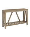 WALKER EDISON 52" A-FRAME RUSTIC ENTRY CONSOLE TABLE