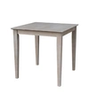 International Concepts Solid Wood Top Table - Dining Height In No Color