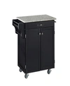 HOME STYLES CUISINE CART SALT AND PEPPER GRANITE TOP