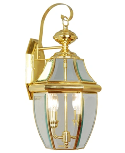 Livex Monterey 2-light Lantern In Polished B
