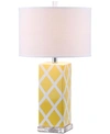 Safavieh Garden Table Lamp In Yellow