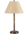 Cal Lighting Soho Metal Table Lamp In Russet