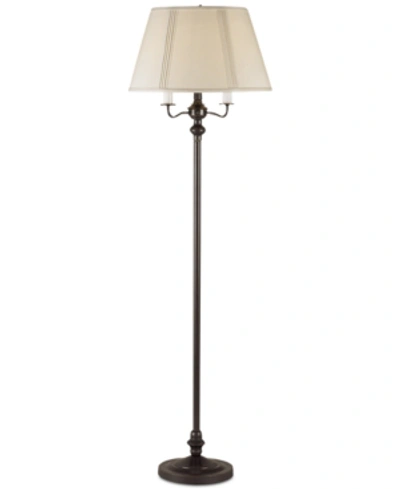 Cal Lighting Elise Metal Floor Lamp In Dark Bronze