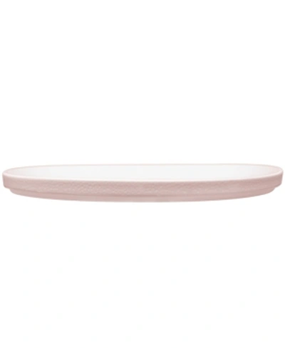 Noritake Colortex Stone Round Platter In Blush