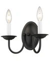 Livex Home Basics Wall Sconce In Black