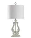 Stylecraft 27in Robert Table Lamp In White