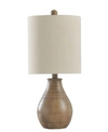 STYLECRAFT STYLECRAFT HARDBACK FABRIC SHADE TABLE LAMP