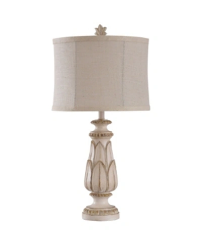 Stylecraft Mackinaw Table Lamp In Off-white