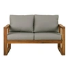 WALKER EDISON OPEN SIDE LOVE SEAT WITH CUSHIONS