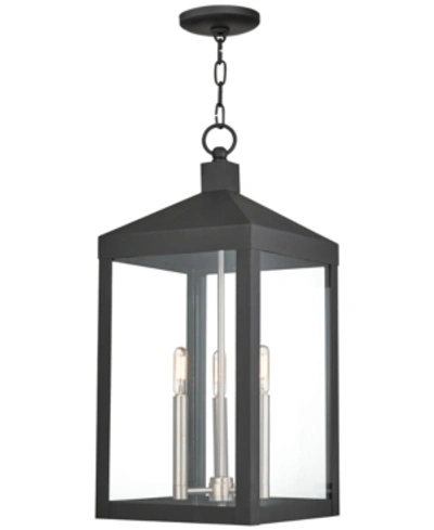 Livex Nyack 3-light Pendant In Black