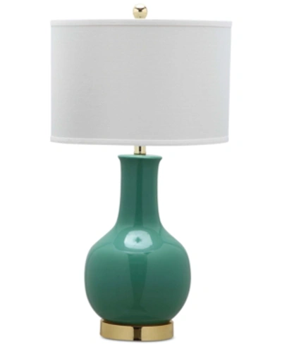 SAFAVIEH EMERALD 27.5" CERAMIC PARIS TABLE LAMP