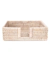 Artifacts Trading Company Artifacts Rattan Cocktail Napkin Holder In Off-white