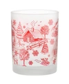 Culver Lodge Toile Village Dof Glass, Set Of 4 In Multi