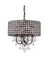 Home Accessories Darlic 20" 4-light Indoor Pendant Lamp With Light Kit In Brown