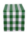 Design Imports Shamrock Buffalo Check Table Runner In Green
