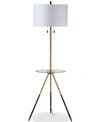 SAFAVIEH MORRISON ACCENT TABLE FLOOR LAMP