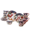 Certified International Magic Of Christmas Snowman 16 Piece Dinnerware Set In Open Miscellaneous