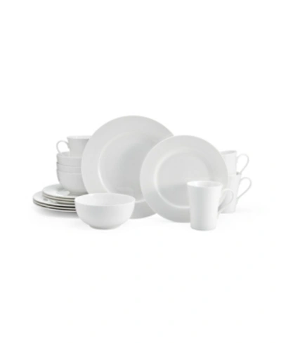 Mikasa Delray 16 Piece Dinnerware Set, Service For 4 In White