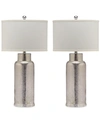 Safavieh Set Of 2 Bottle Glass Table Lamps In Bronze