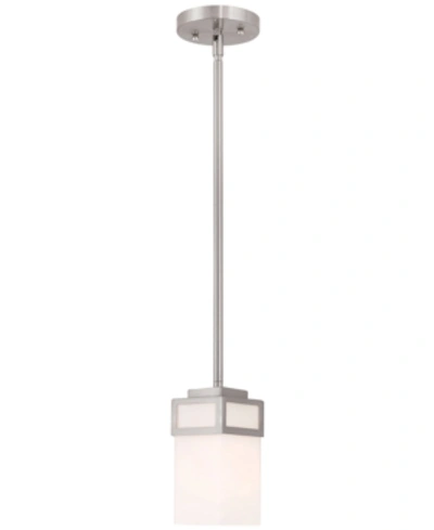 Livex Harding Mini Pendant In Brushed Nickel