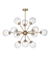 Home Accessories Masakee 39.4" 12-light Indoor Chandelier With Light Kit In Gold