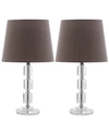 Safavieh Set Of 2 Erin Table Lamps In Grey